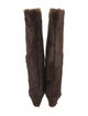STAND STUDIO Faux Fur Printed Boots