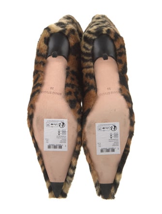 STAND STUDIO Ponyhair Animal Print Boots