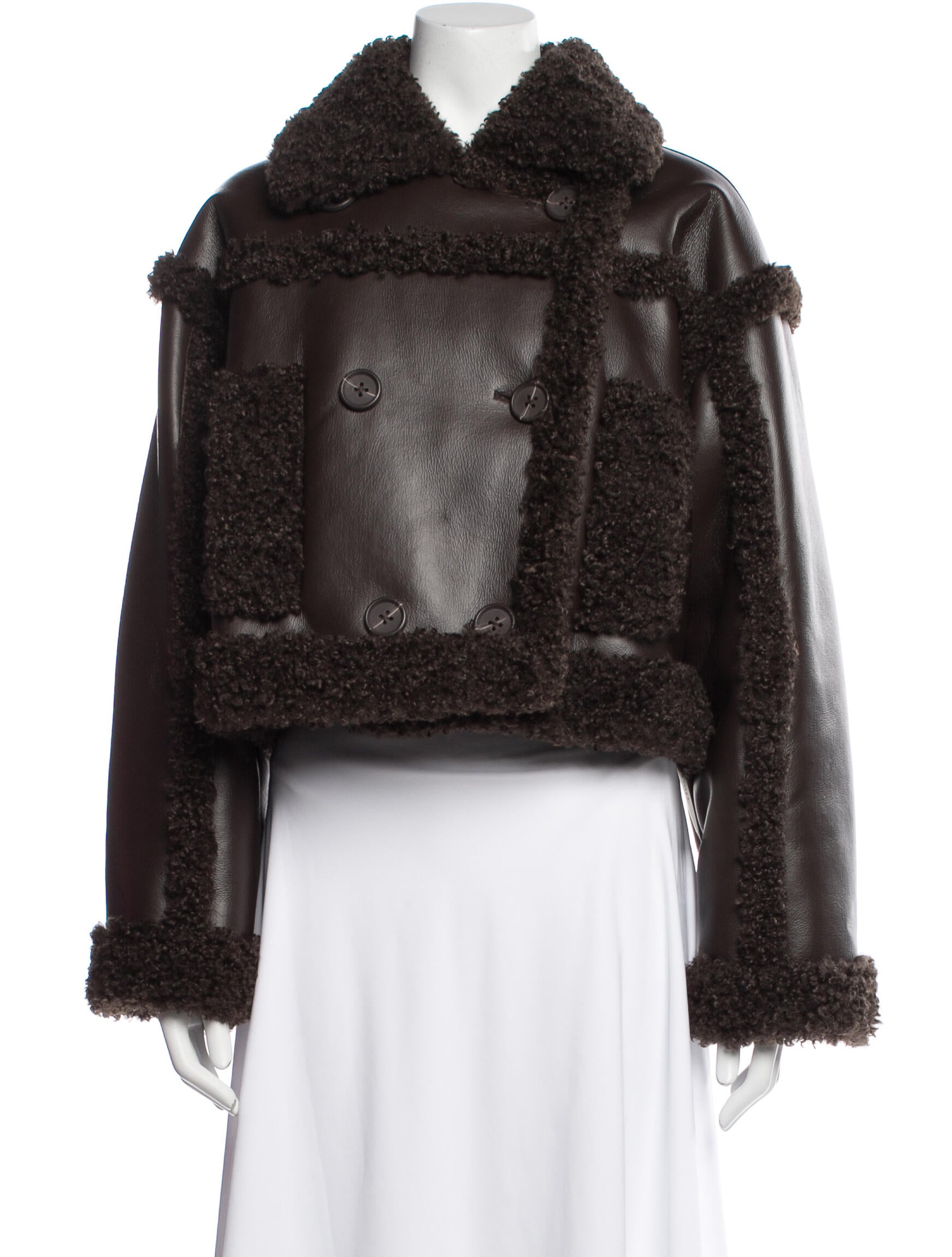STAND STUDIO Faux Fur Jacket