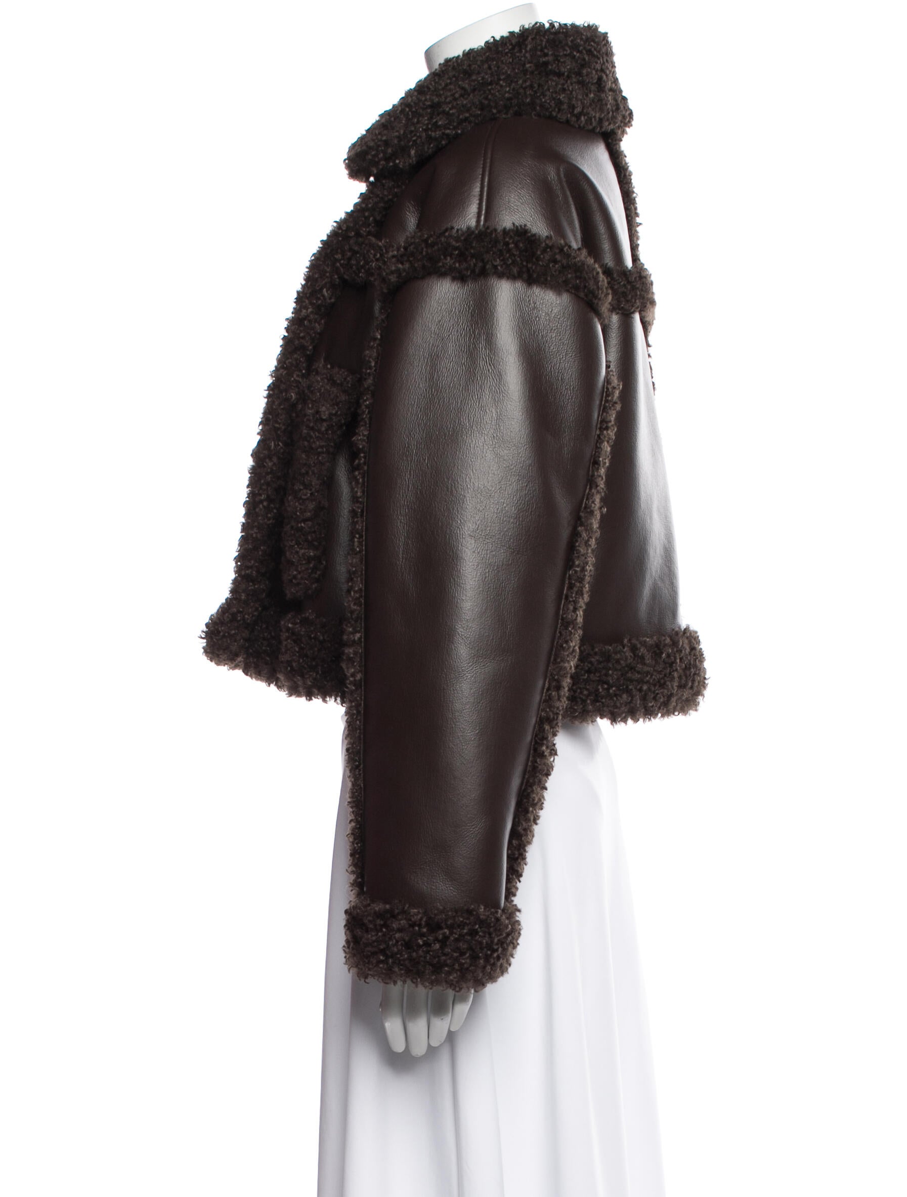 STAND STUDIO Faux Fur Jacket
