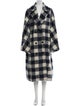 STAND STUDIO Plaid Print Trench Coat