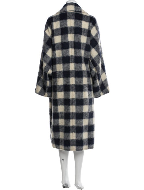 STAND STUDIO Plaid Print Trench Coat