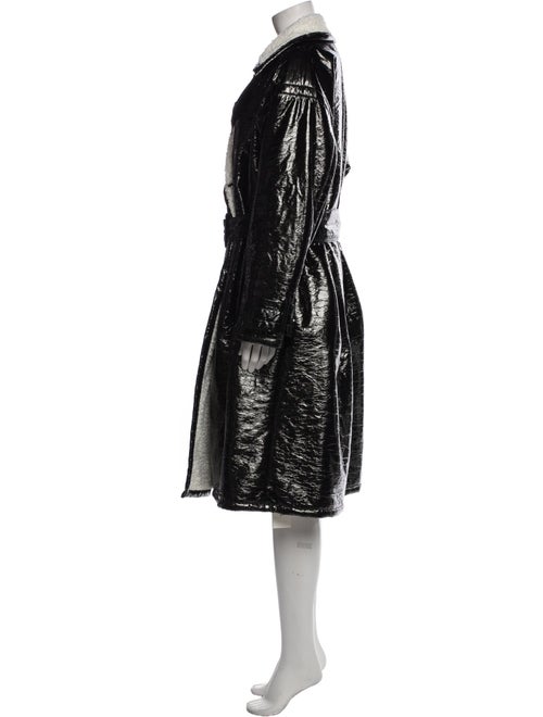 STAND STUDIO Colorblock Pattern Trench Coat