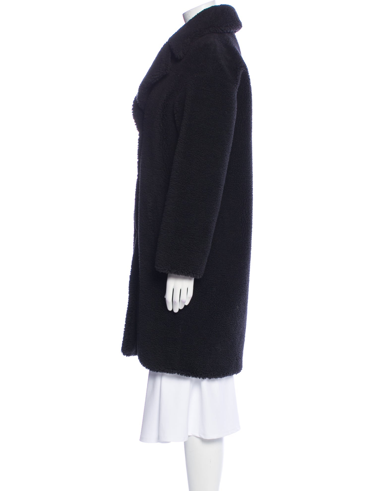 STAND STUDIO Faux Shearling Faux Fur Coat