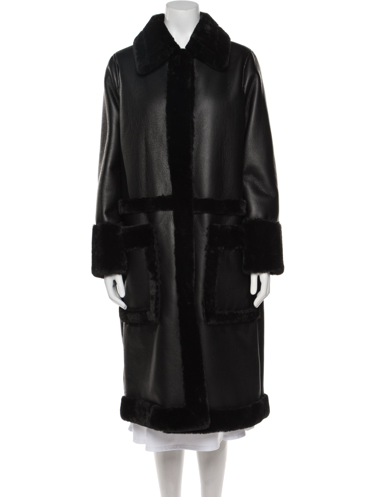 STAND STUDIO Faux Fur Coat