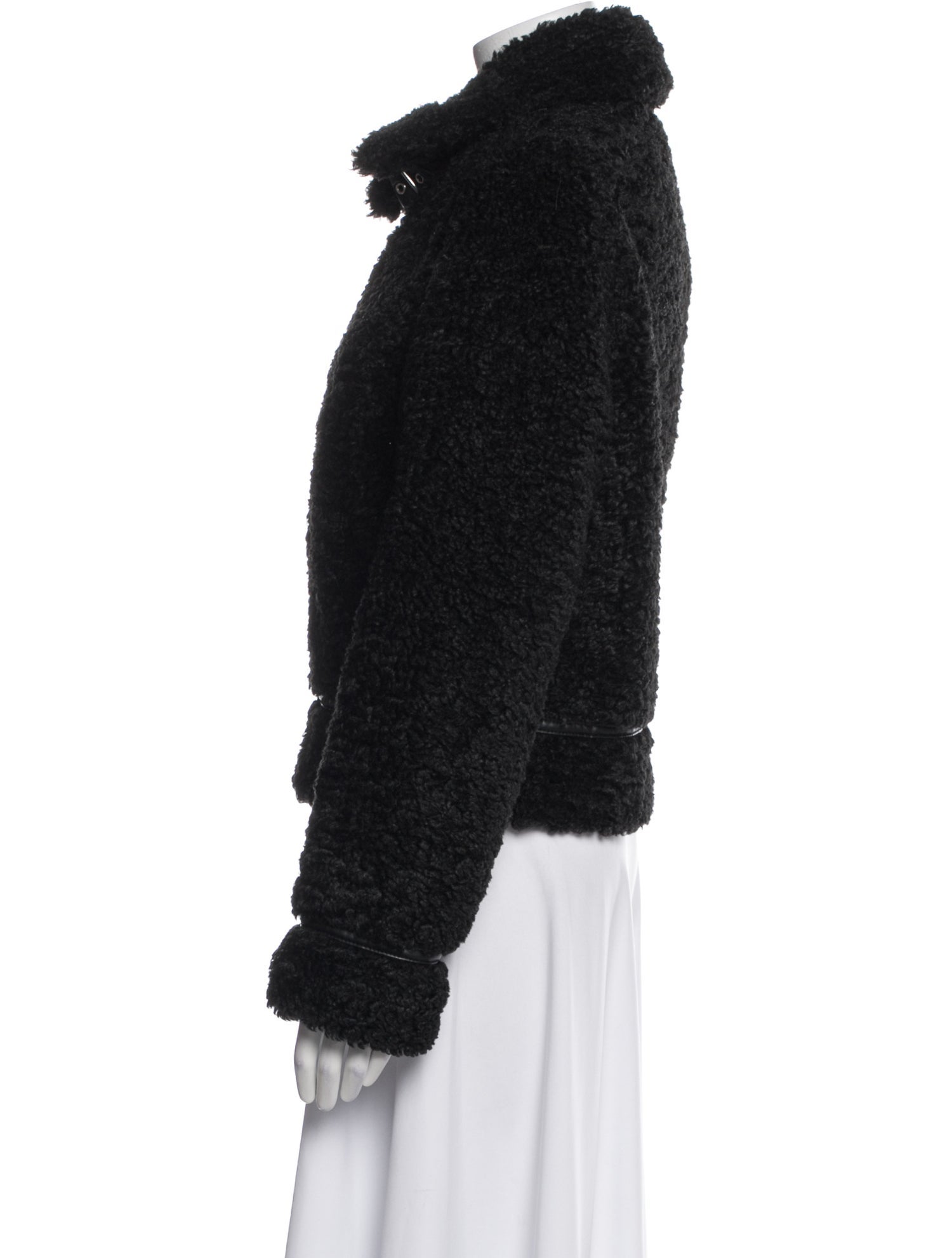 STAND STUDIO Faux Shearling Faux Fur Jacket