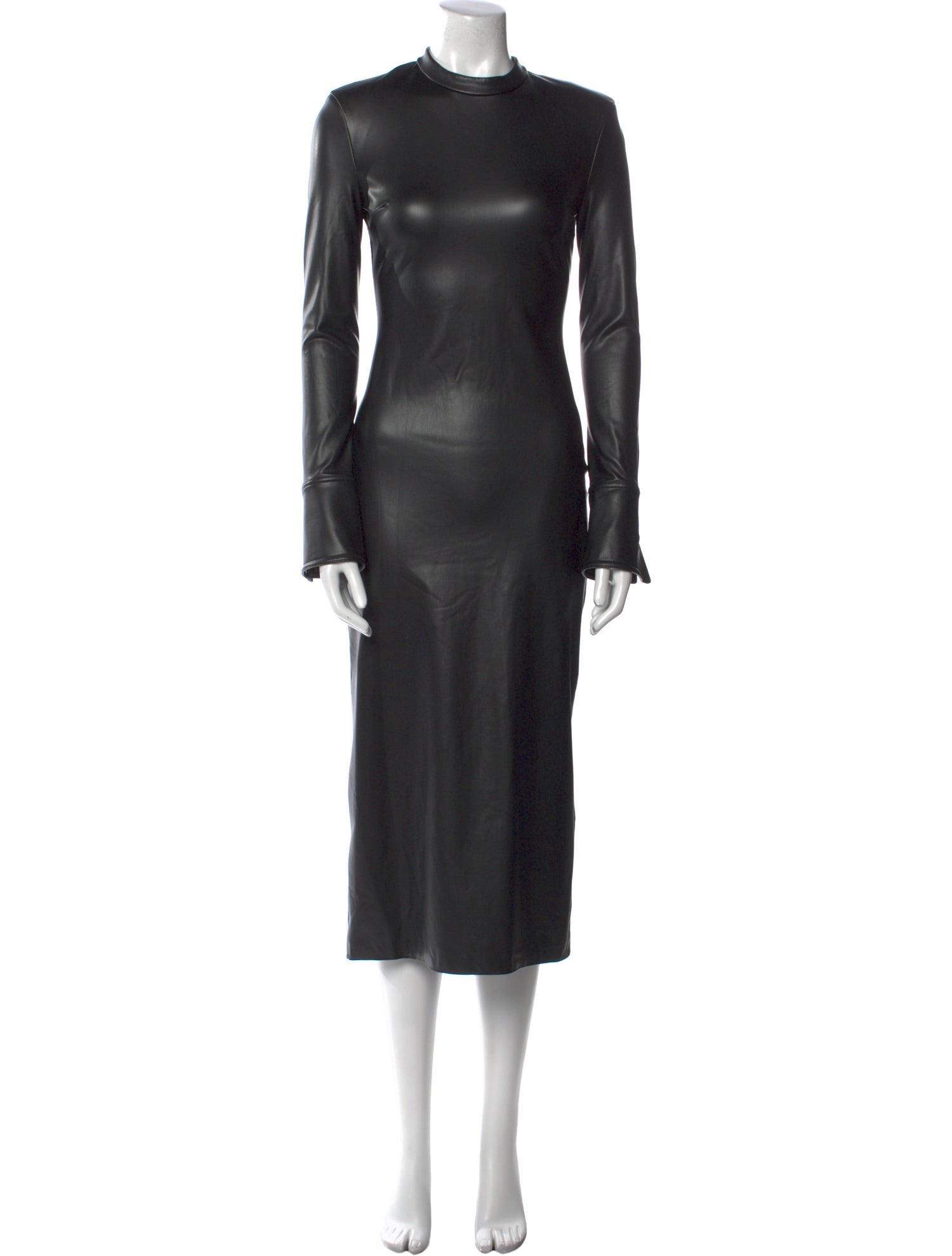 STAND STUDIO Mock Neck Long Dress