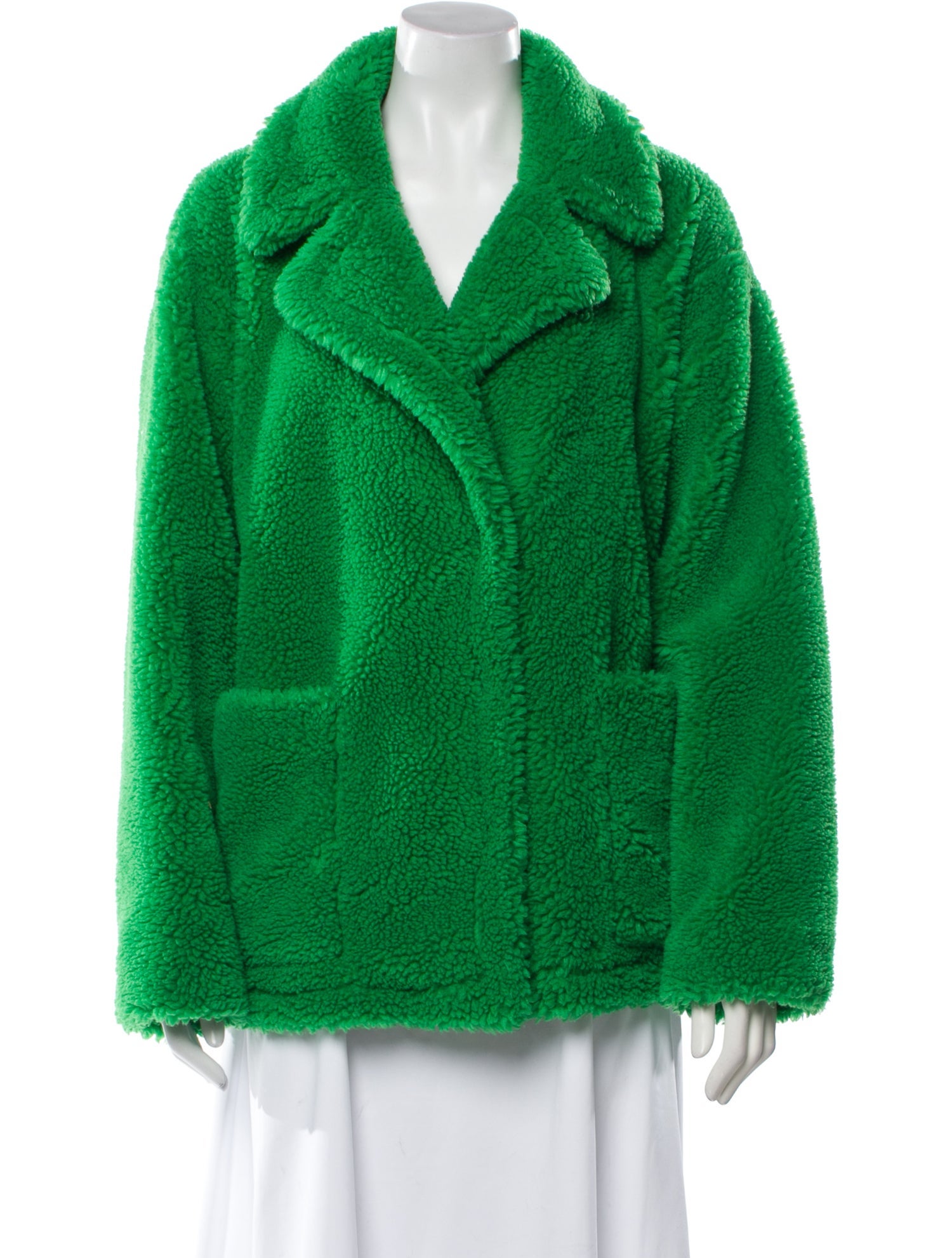 STAND STUDIO Faux Shearling Faux Fur Coat