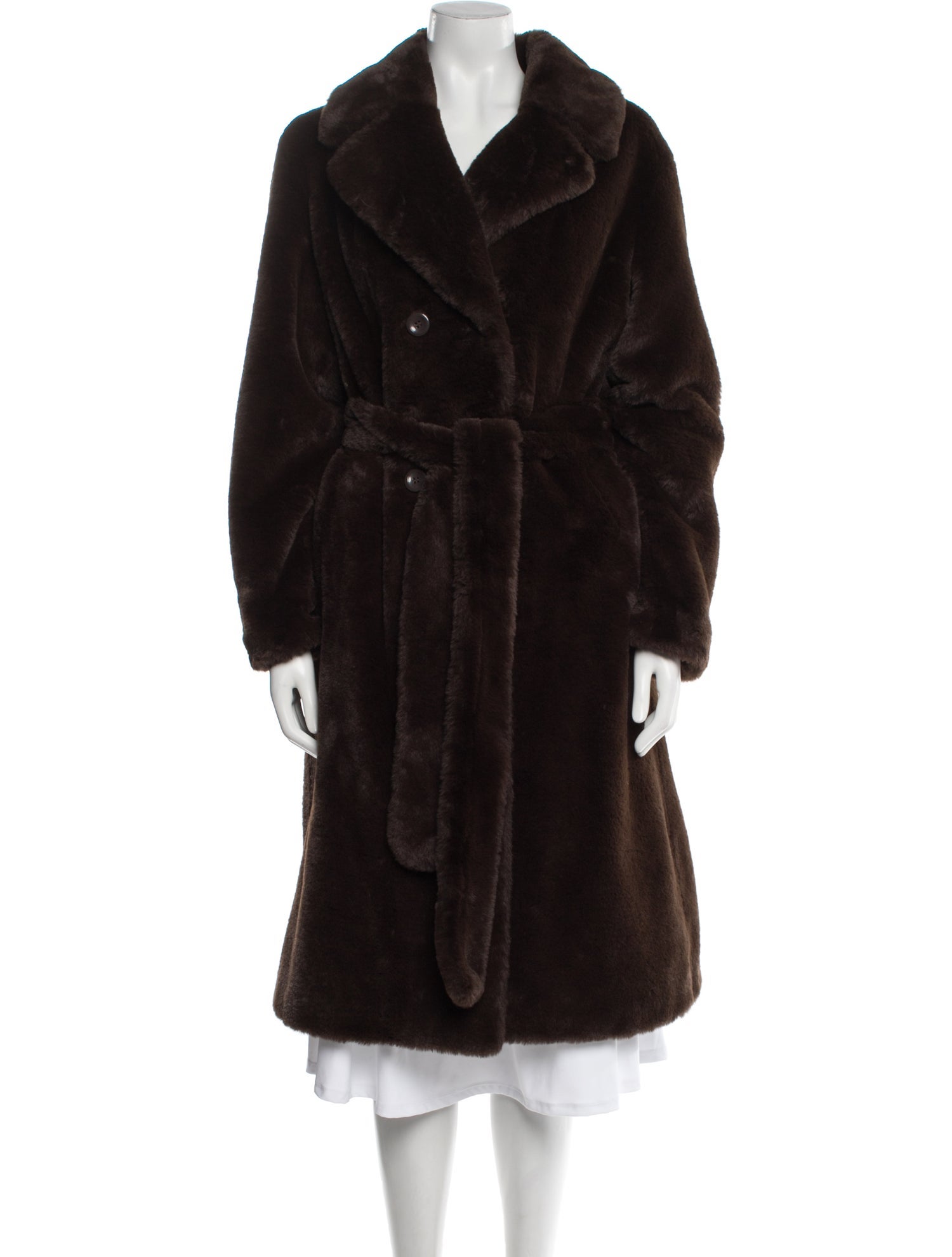 STAND STUDIO Faux Fur Faux Fur Coat