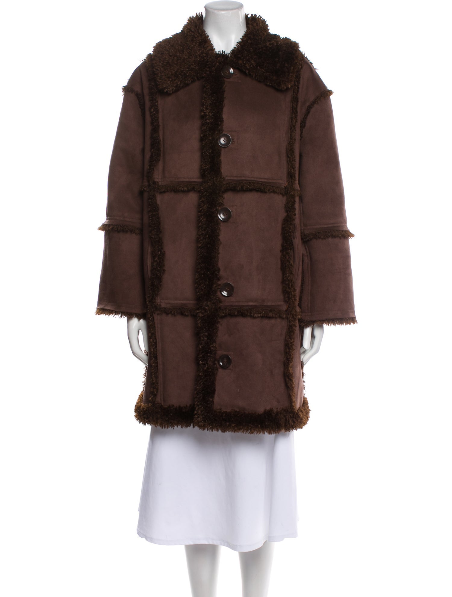 STAND STUDIO Faux Fur Coat