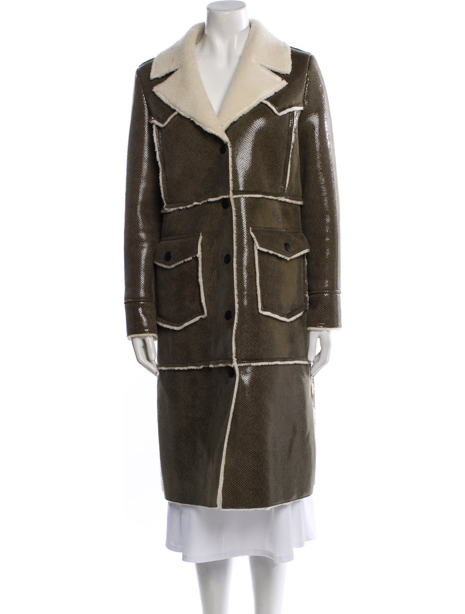 STAND STUDIO Faux Fur Coat