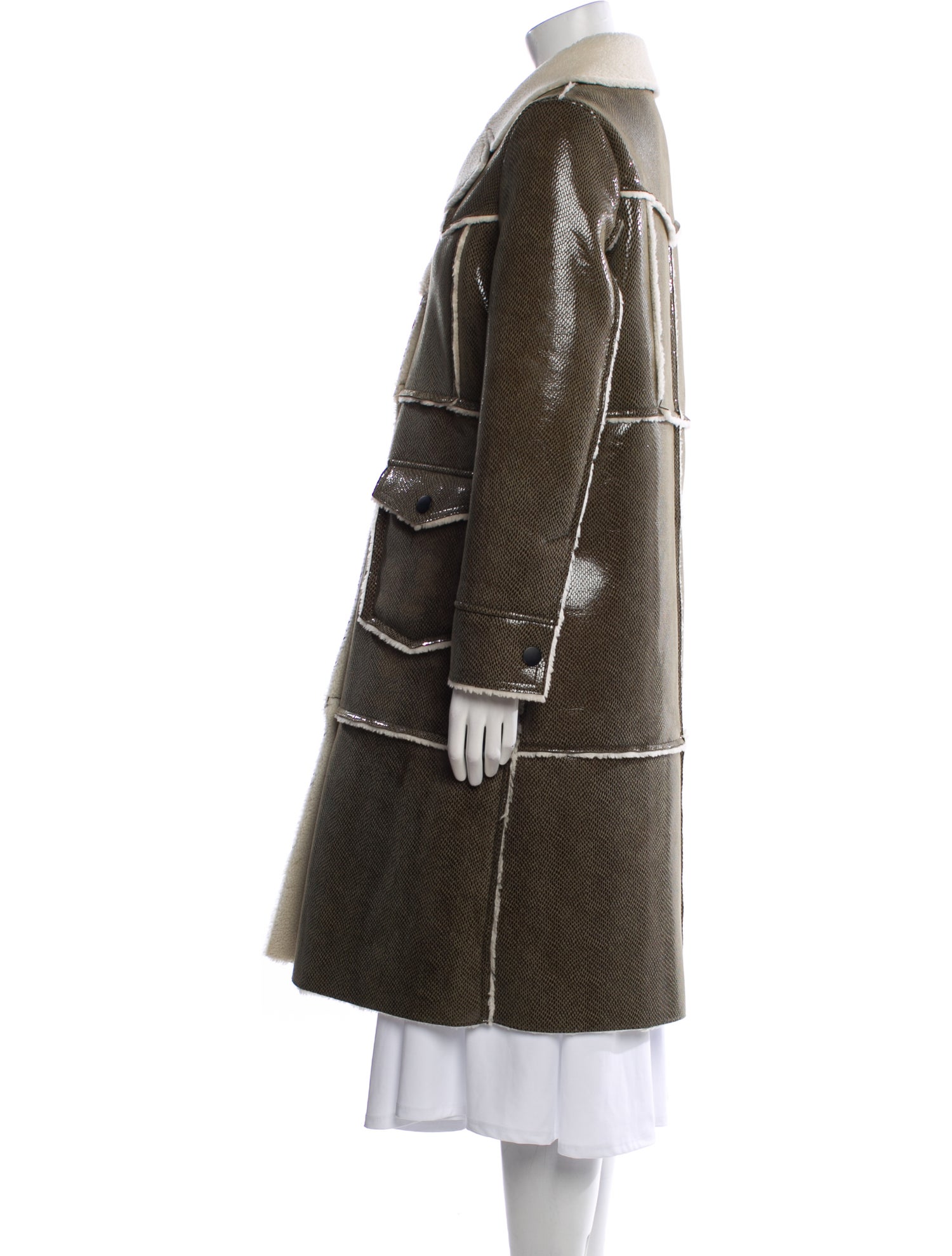 STAND STUDIO Faux Fur Coat