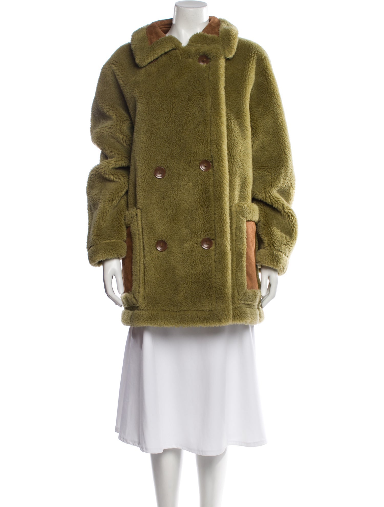 STAND STUDIO Faux Fur Coat w/ Tags