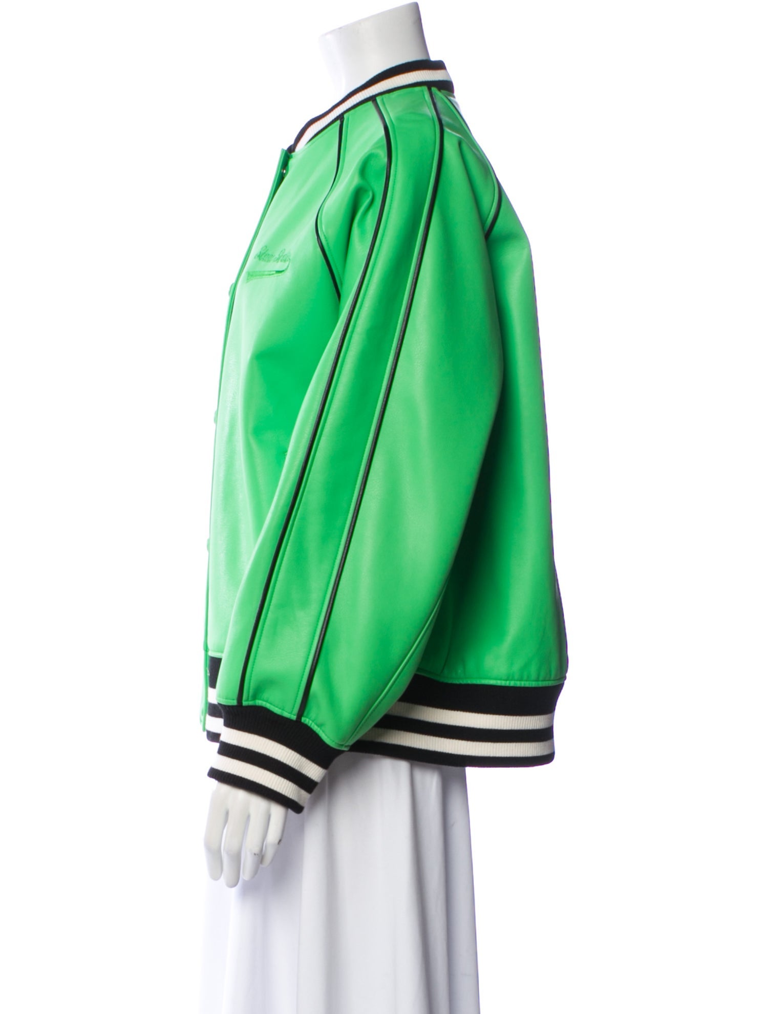 STAND STUDIO Striped Bomber Jacket