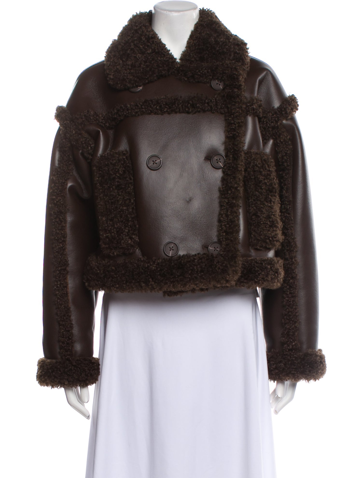 STAND STUDIO Faux Fur Jacket