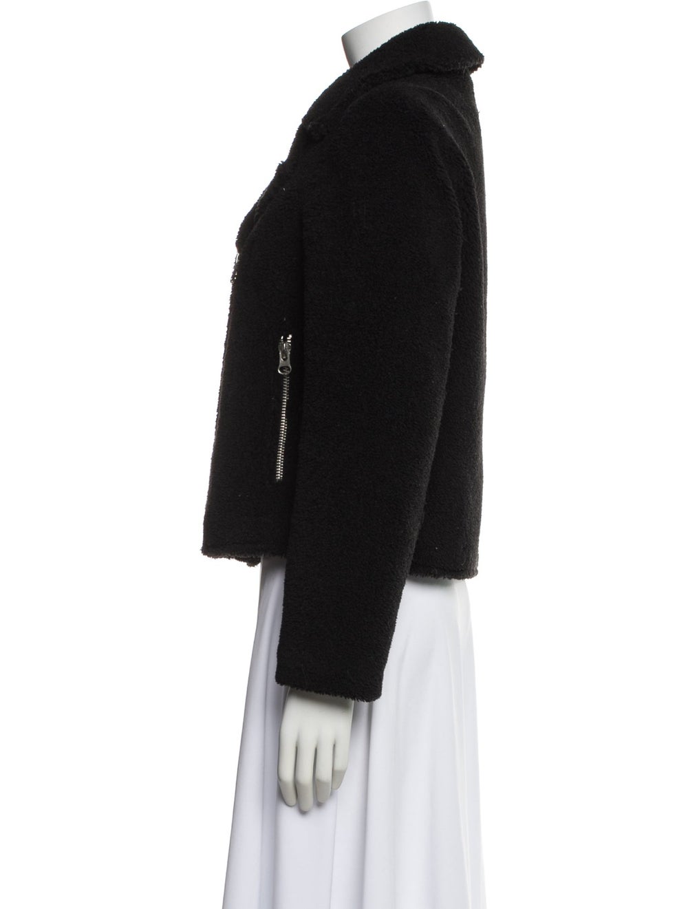 Stand Studio Jacket Black Pointed Collar - image 2