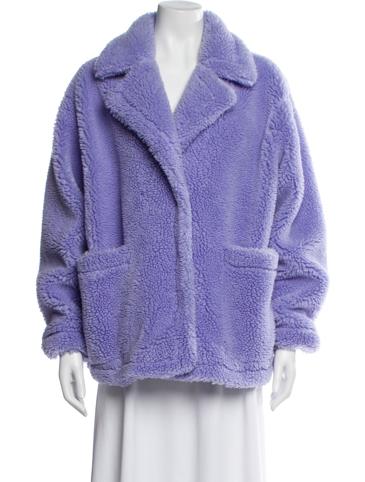 STAND STUDIO Faux Fur Coat