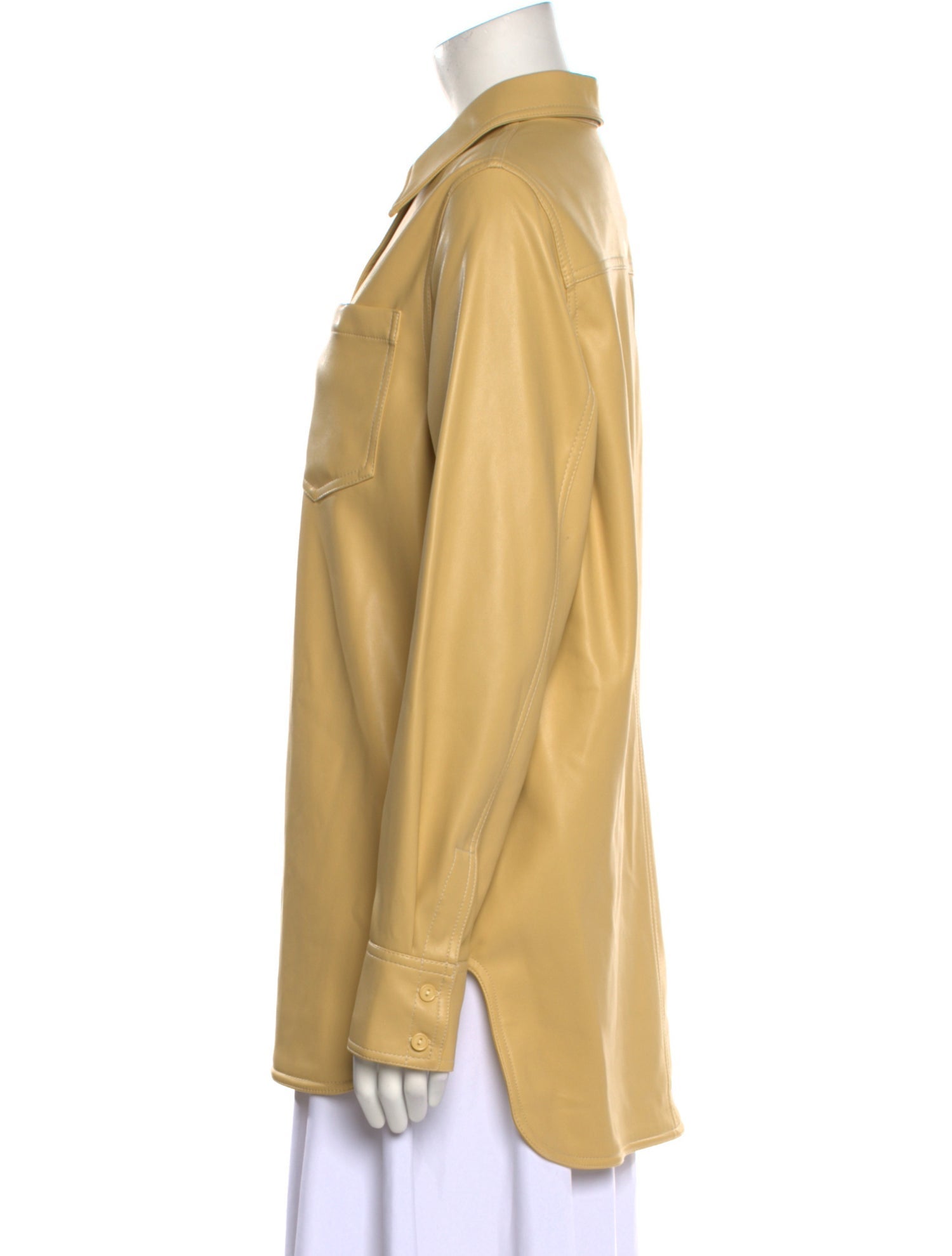 STAND STUDIO Long Sleeve Button-Up Top w/ Tags