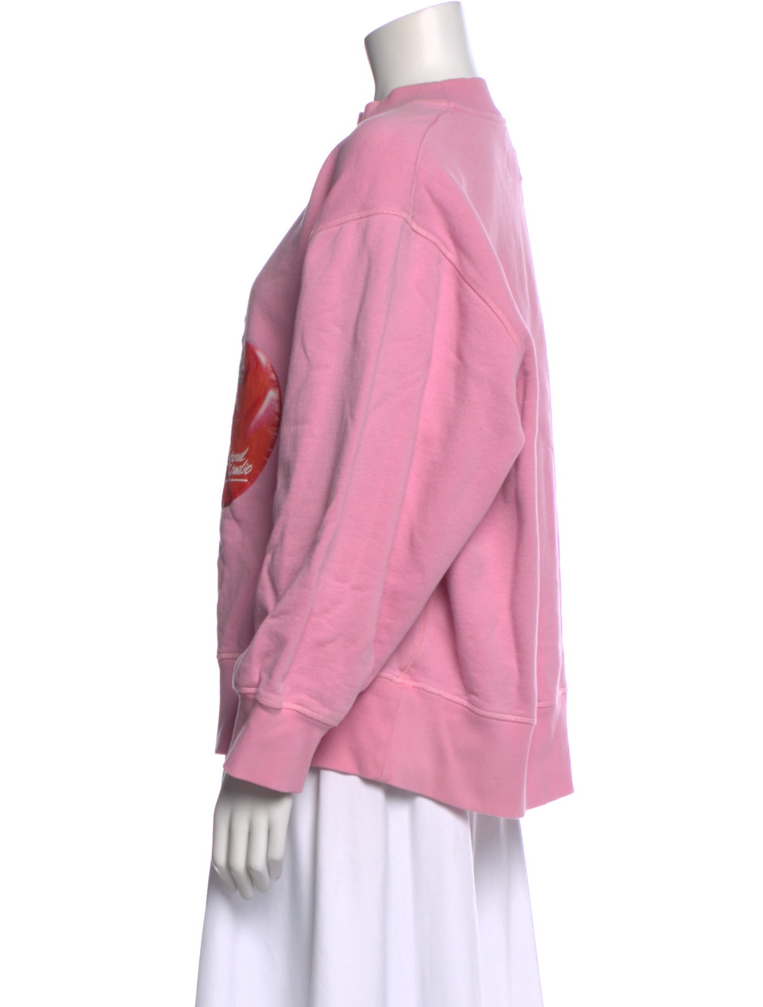 STAND STUDIO Graphic Print Mock Neck Sweatshirt