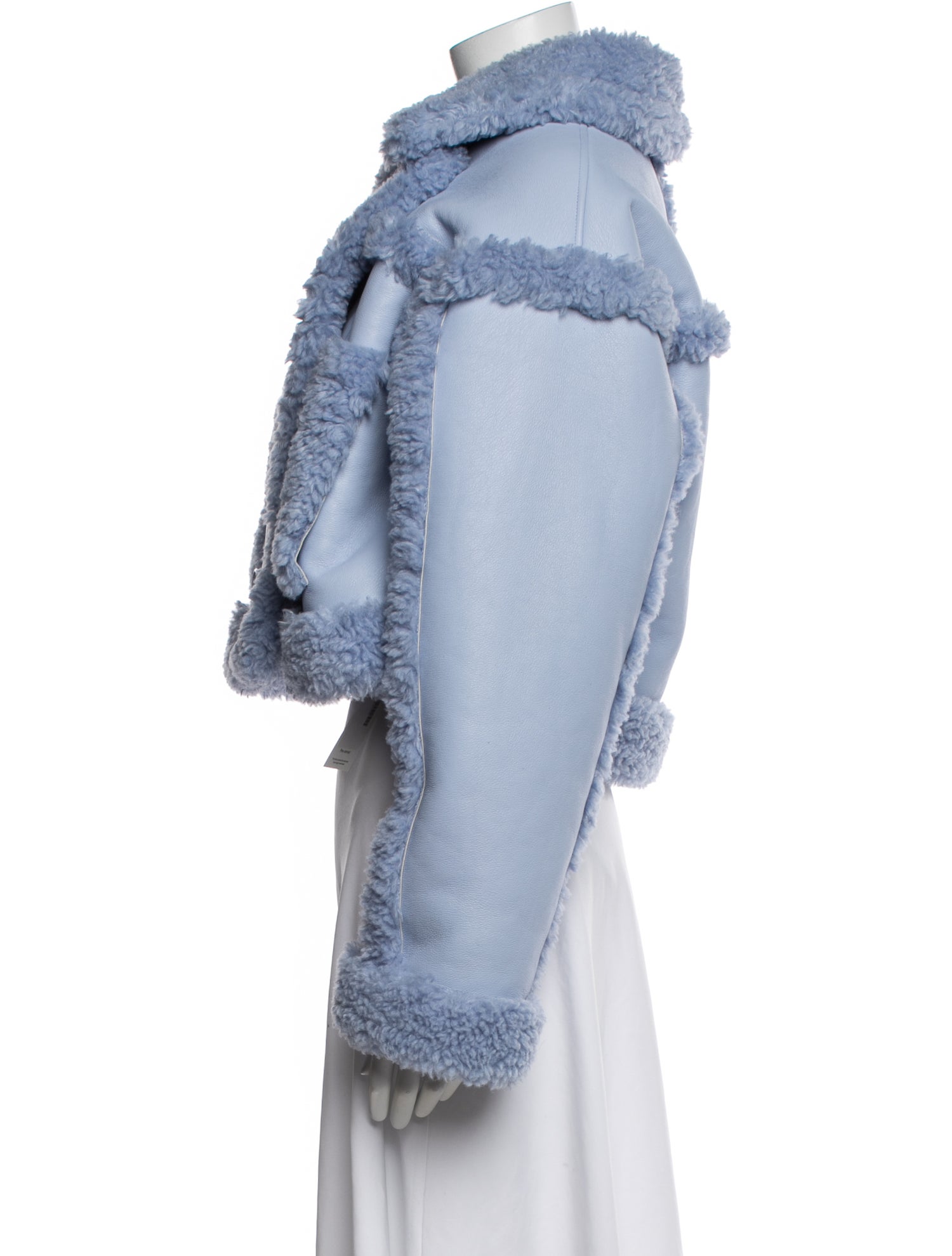 STAND STUDIO Faux Leather Faux Fur Jacket