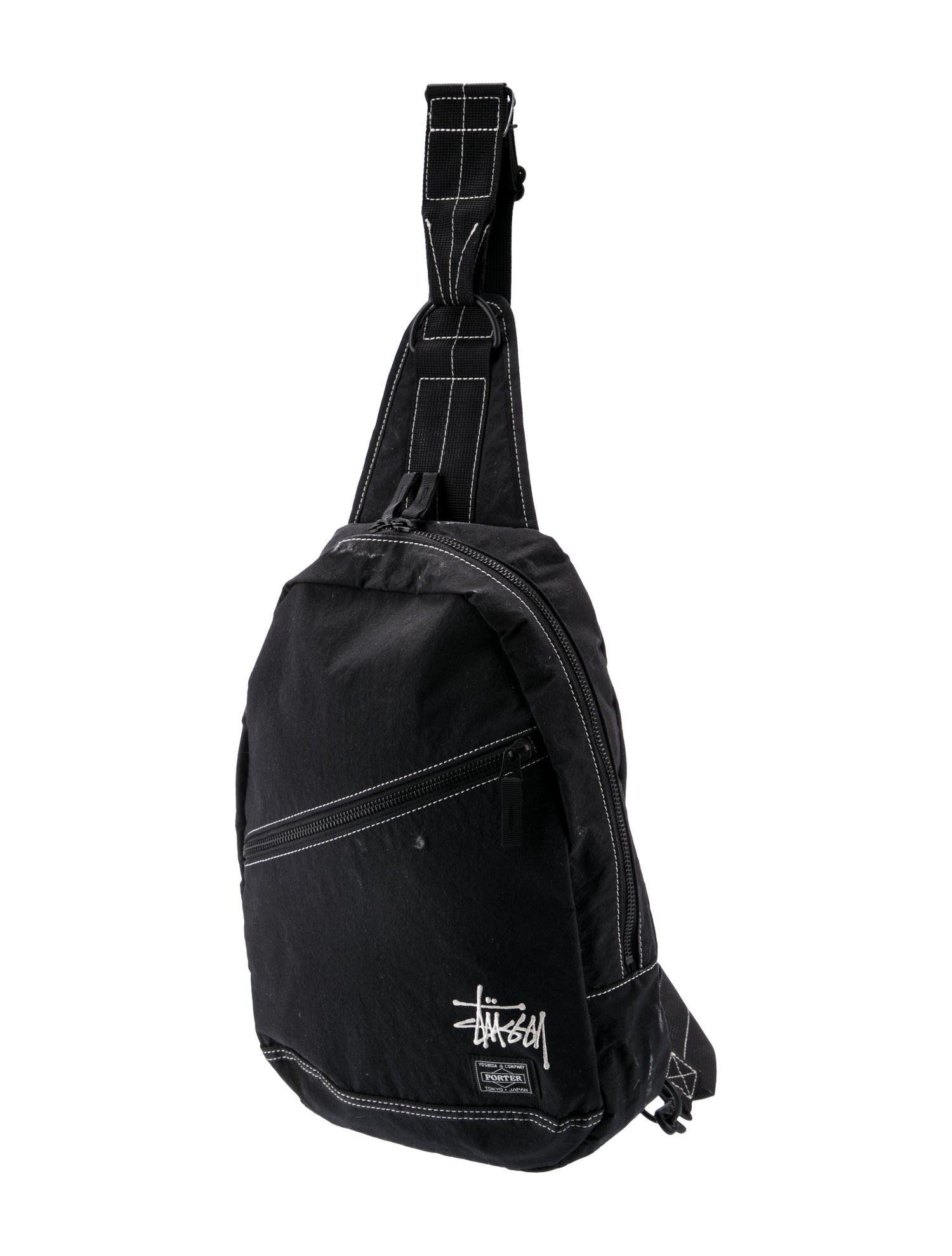 Stüssy x Porter Nylon Crossbody Bag - Black Backpacks, Bags