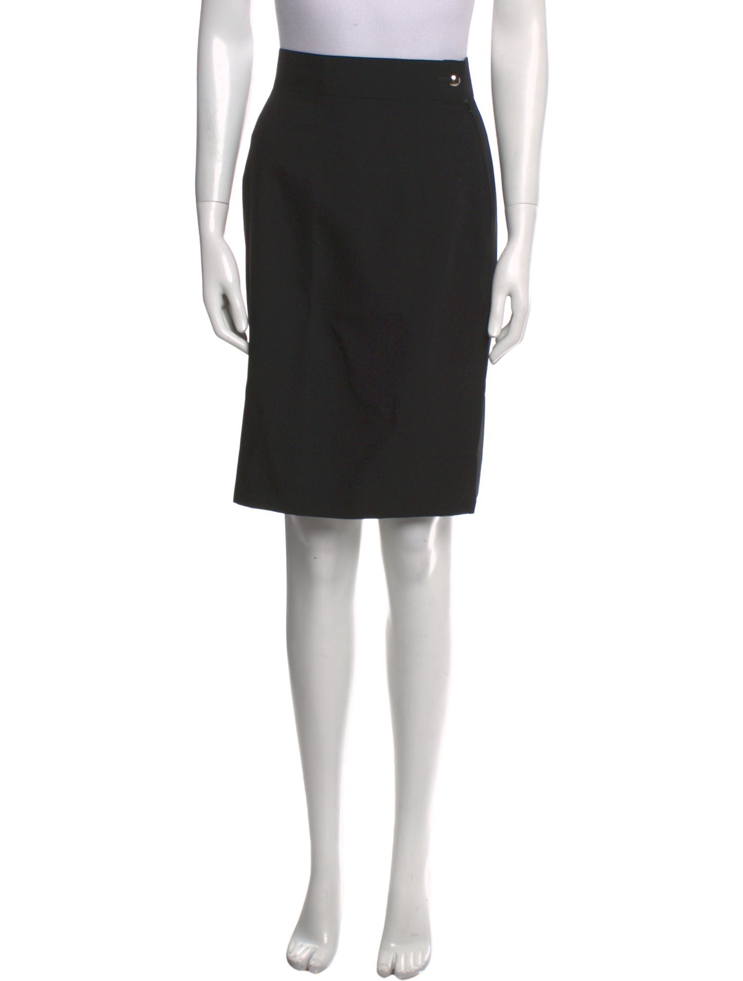 State Of Claude Montana Wool Knee-Length Skirt