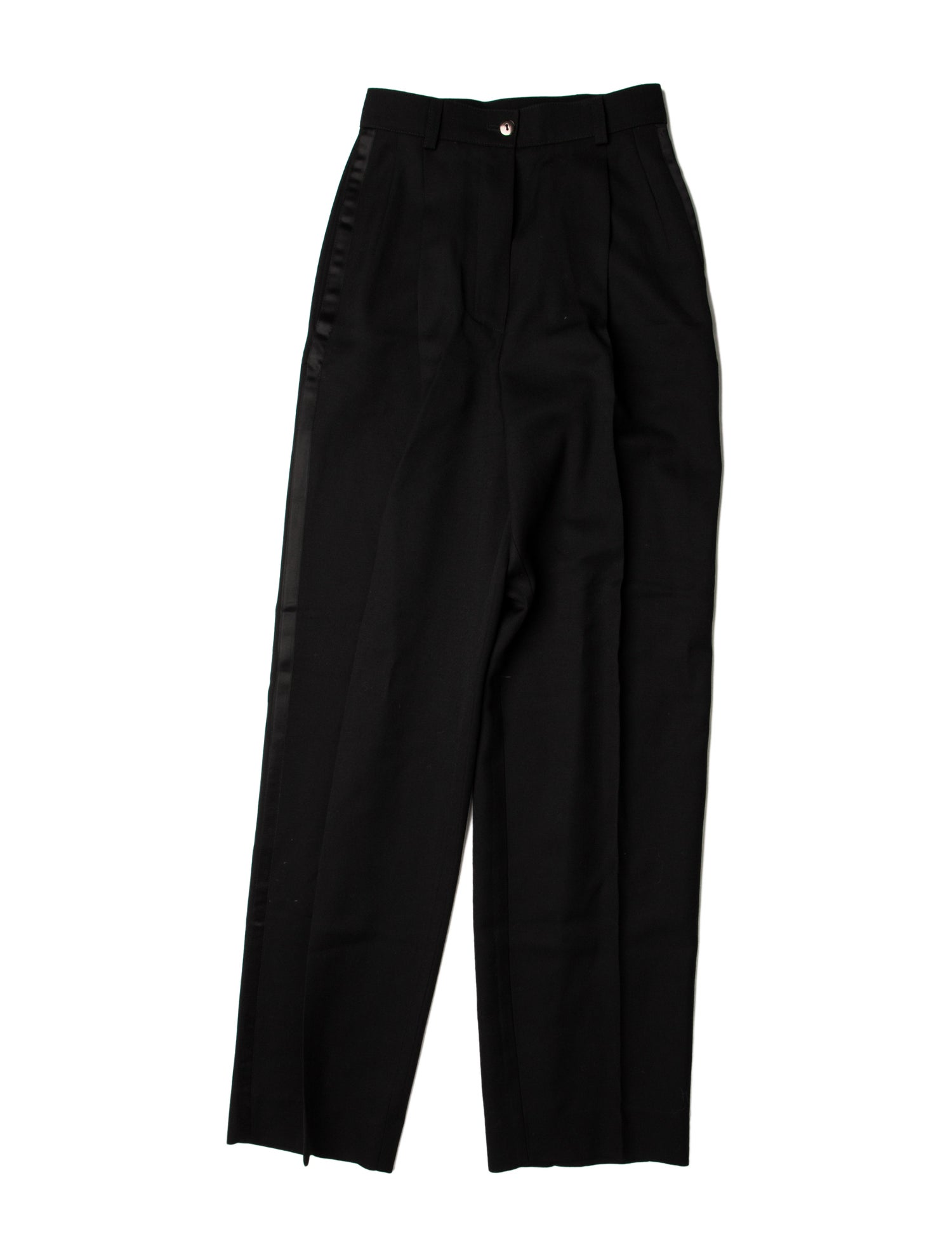 State Of Claude Montana Wool Straight Leg Pants