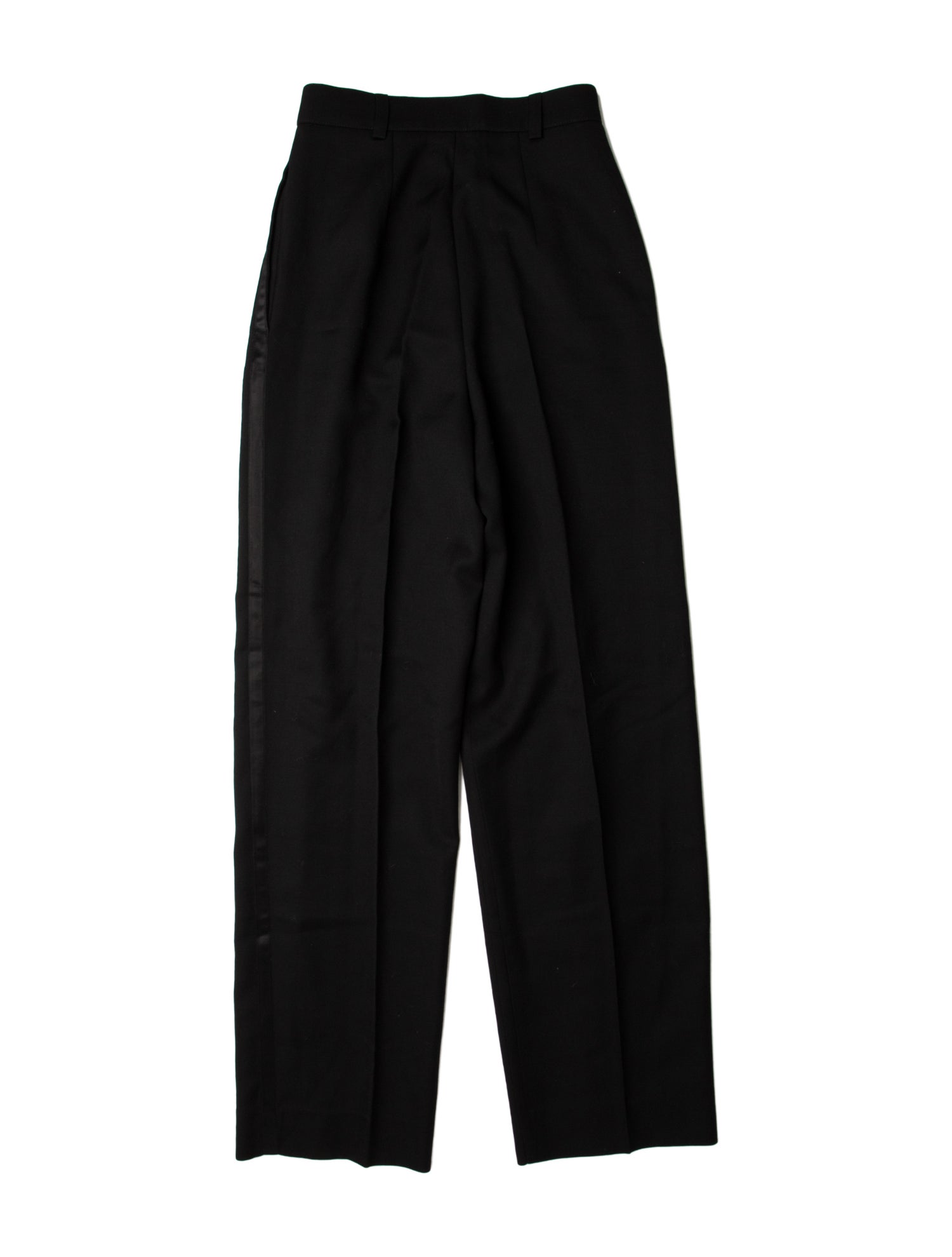 State Of Claude Montana Wool Straight Leg Pants