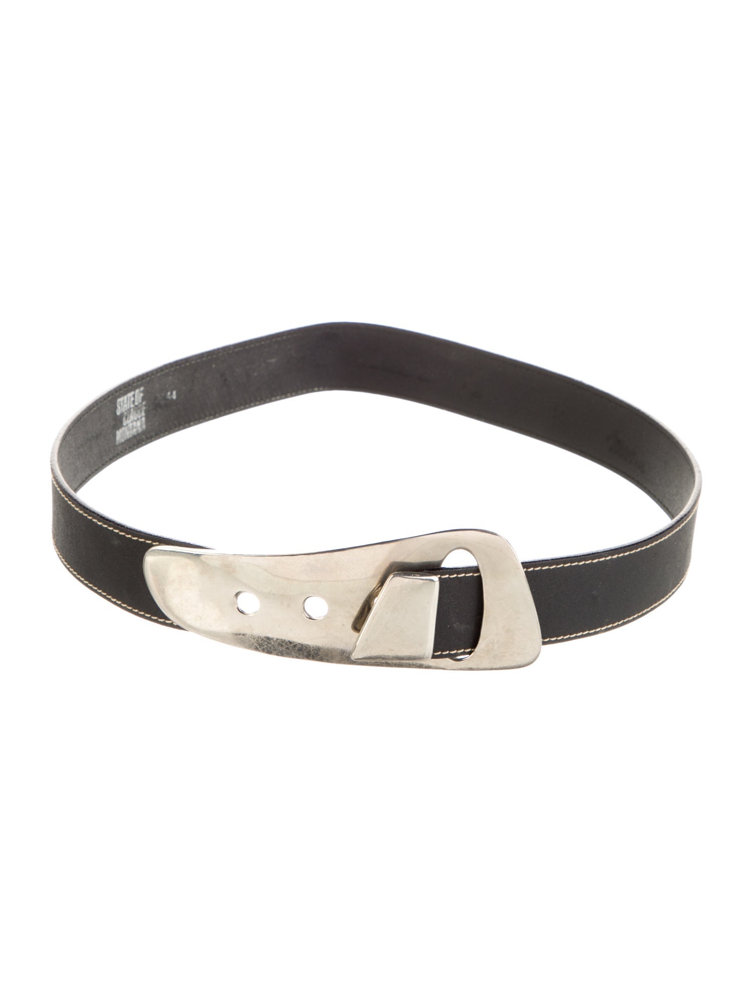 State Of Claude Montana Suede Belt