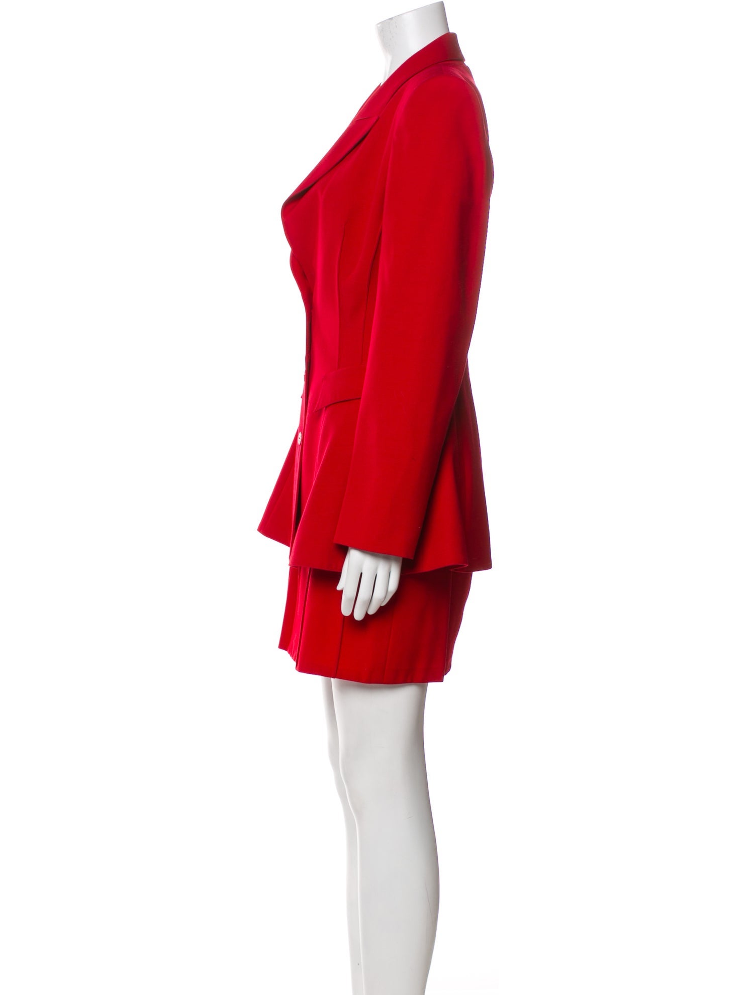 State Of Claude Montana Vintage Wool Skirt Suit