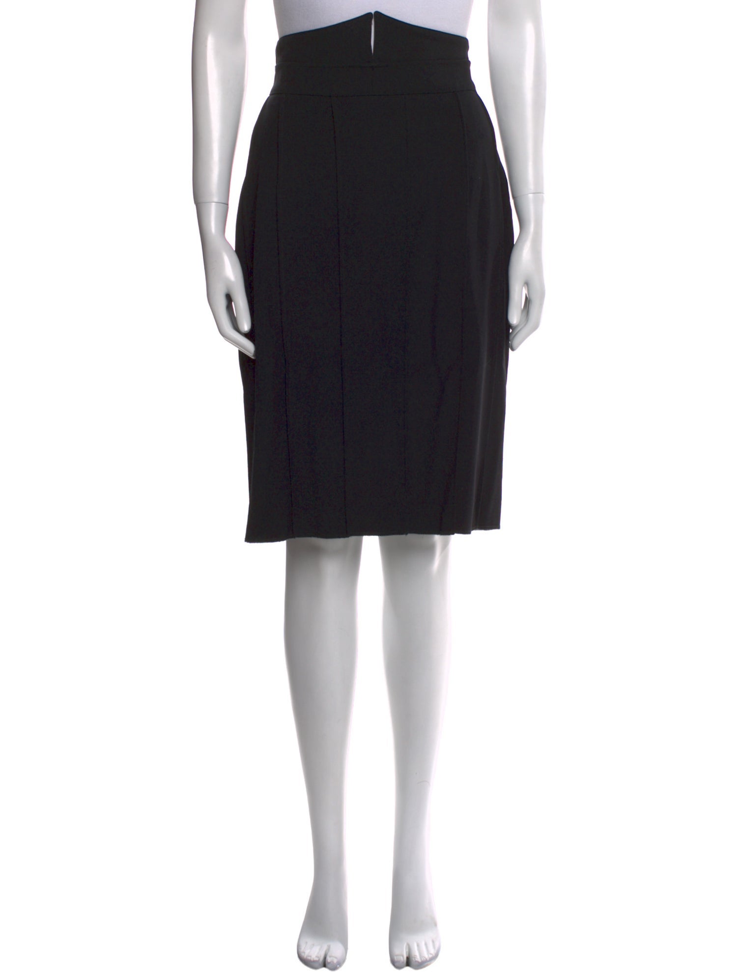 State Of Claude Montana Wool Knee-Length Skirt