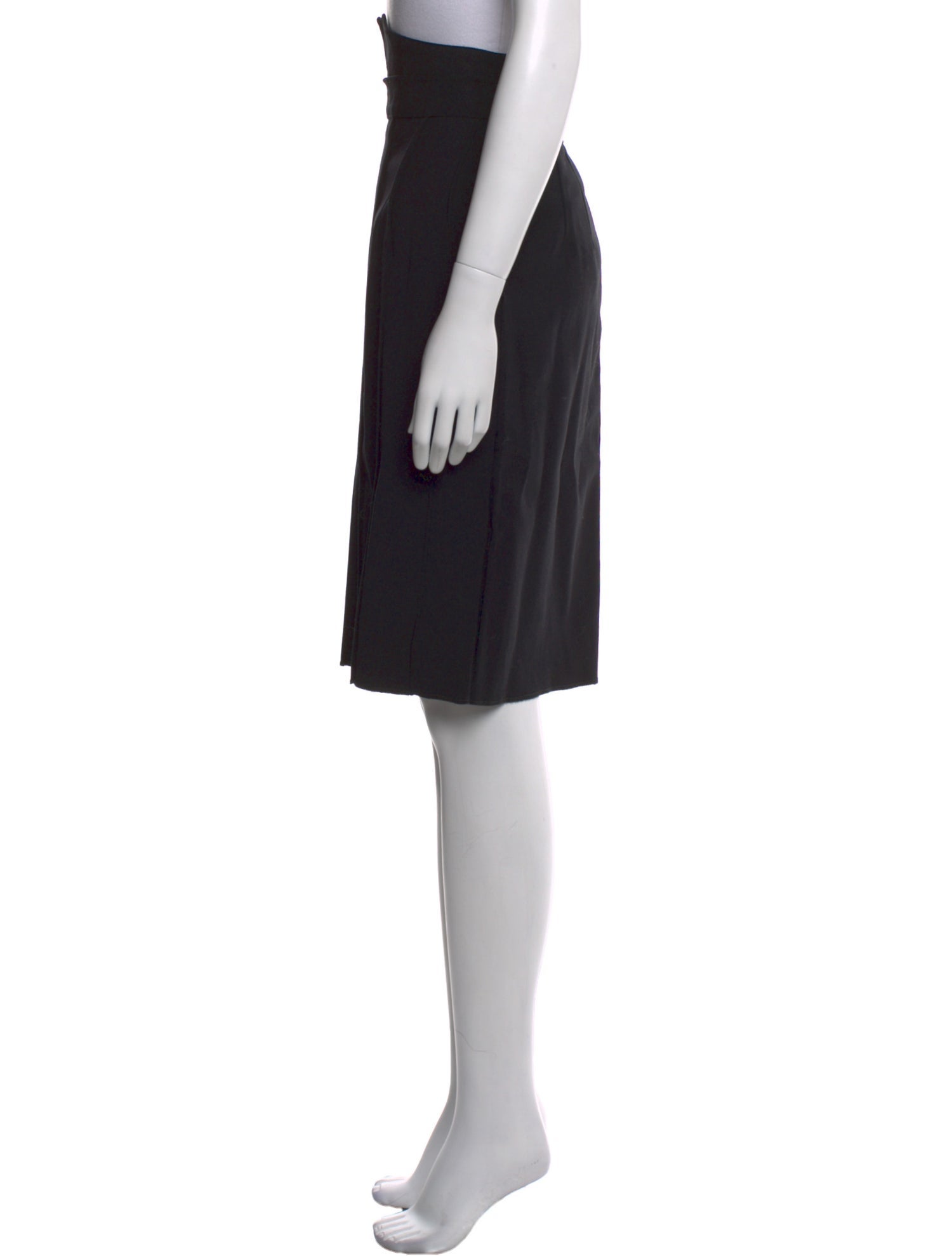 State Of Claude Montana Wool Knee-Length Skirt