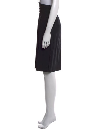 State Of Claude Montana Wool Knee-Length Skirt