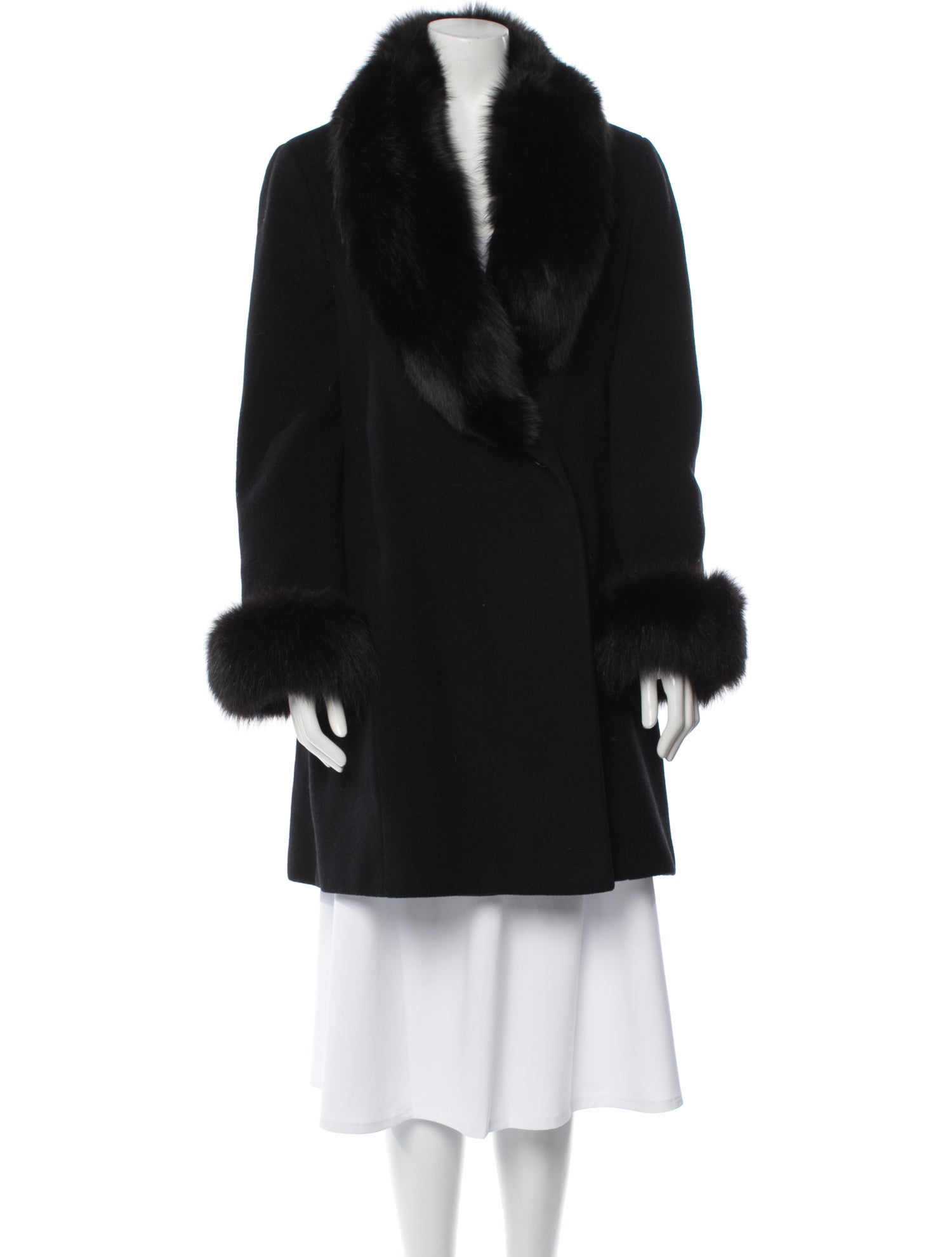 Steve By Searle Wool Fur Coat