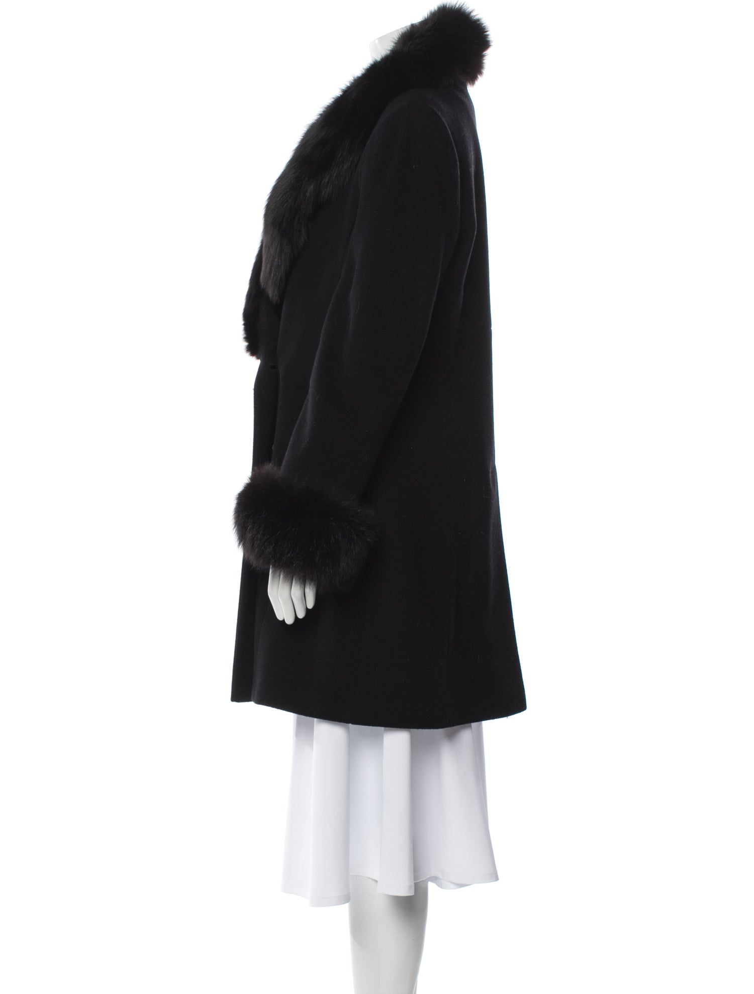 Steve By Searle Wool Fur Coat