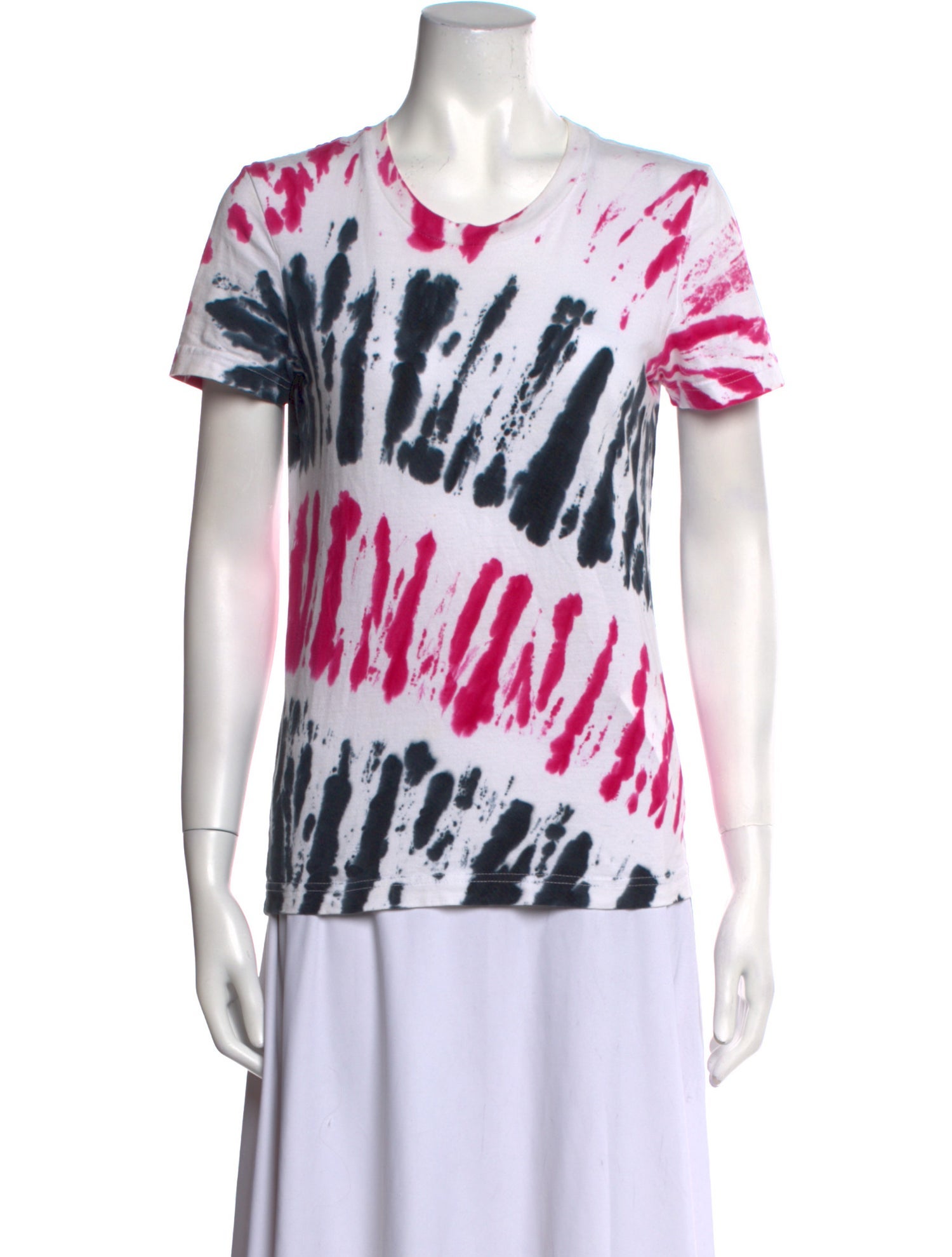 Strateas Carlucci Tie-Dye Print Crew Neck T-Shirt