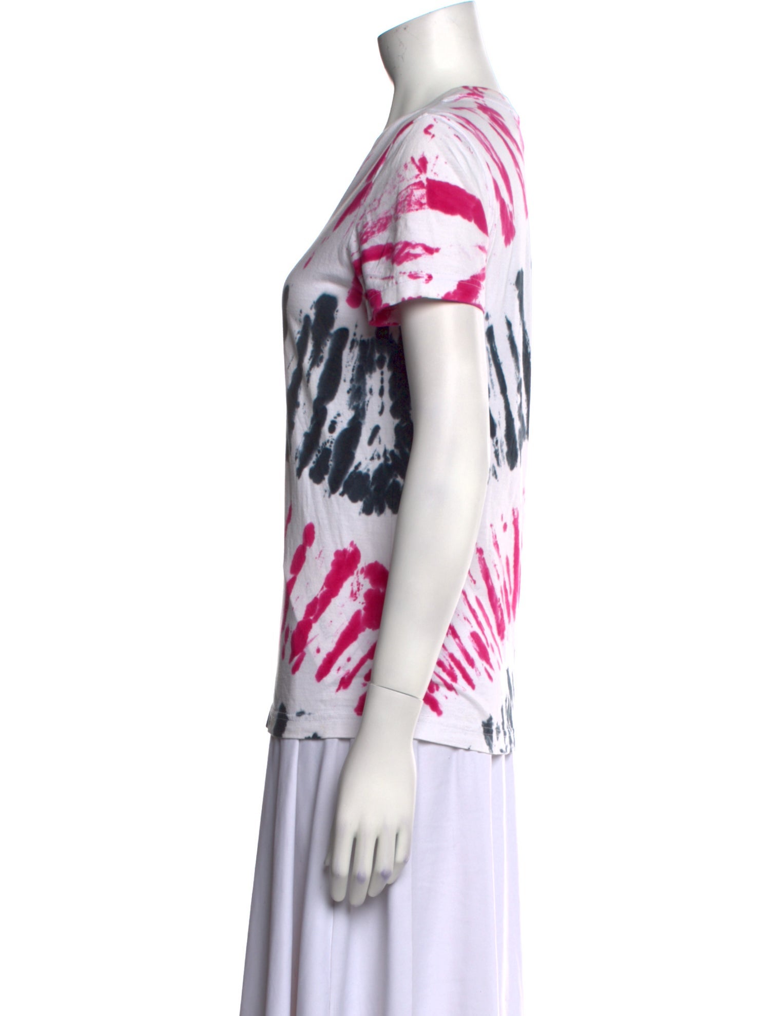 Strateas Carlucci Tie-Dye Print Crew Neck T-Shirt