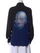 Stella McCartney x Sorayama Silk Long Sleeve Button-Up Top