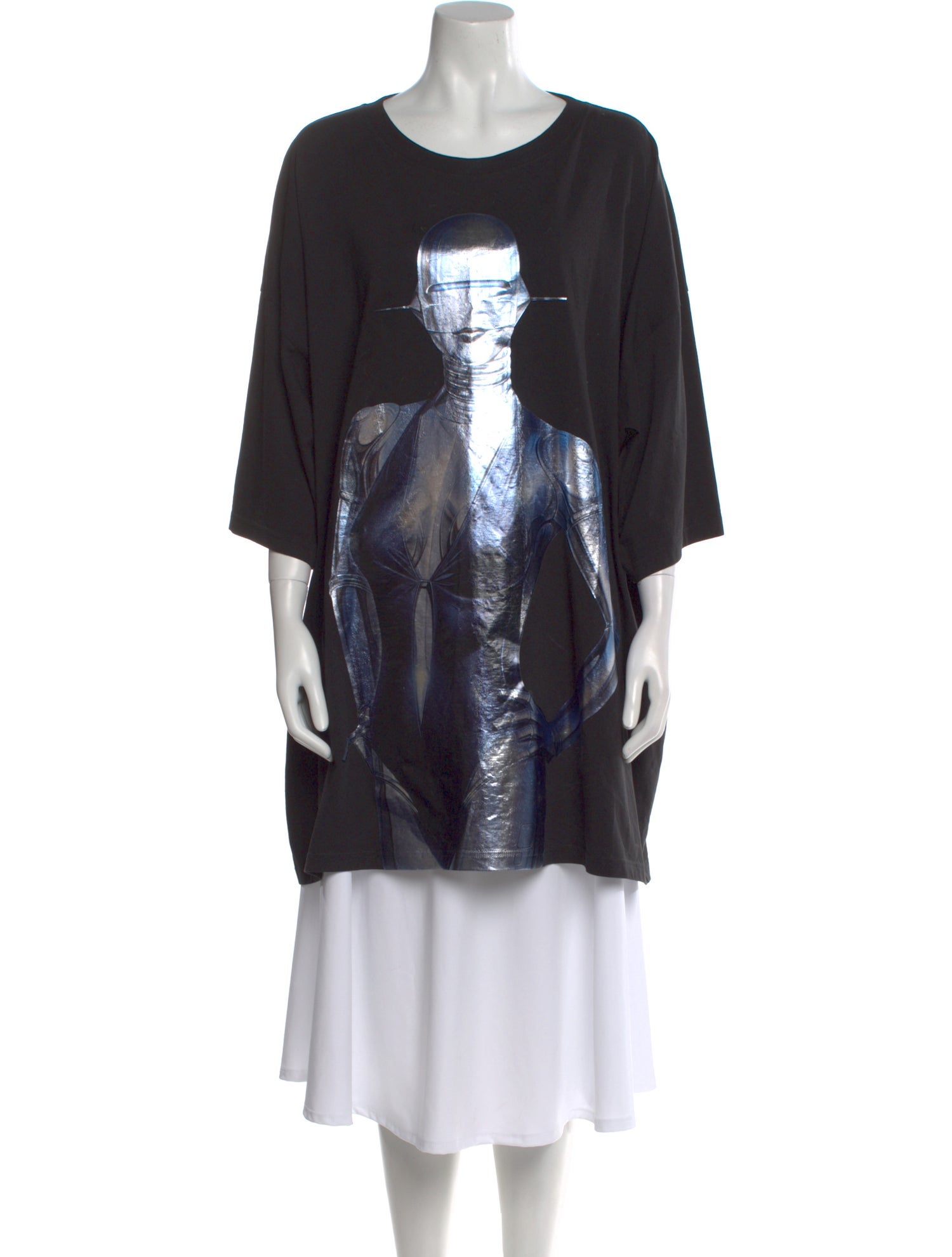 Stella McCartney x Sorayama Graphic Print Crew Neck T-Shirt