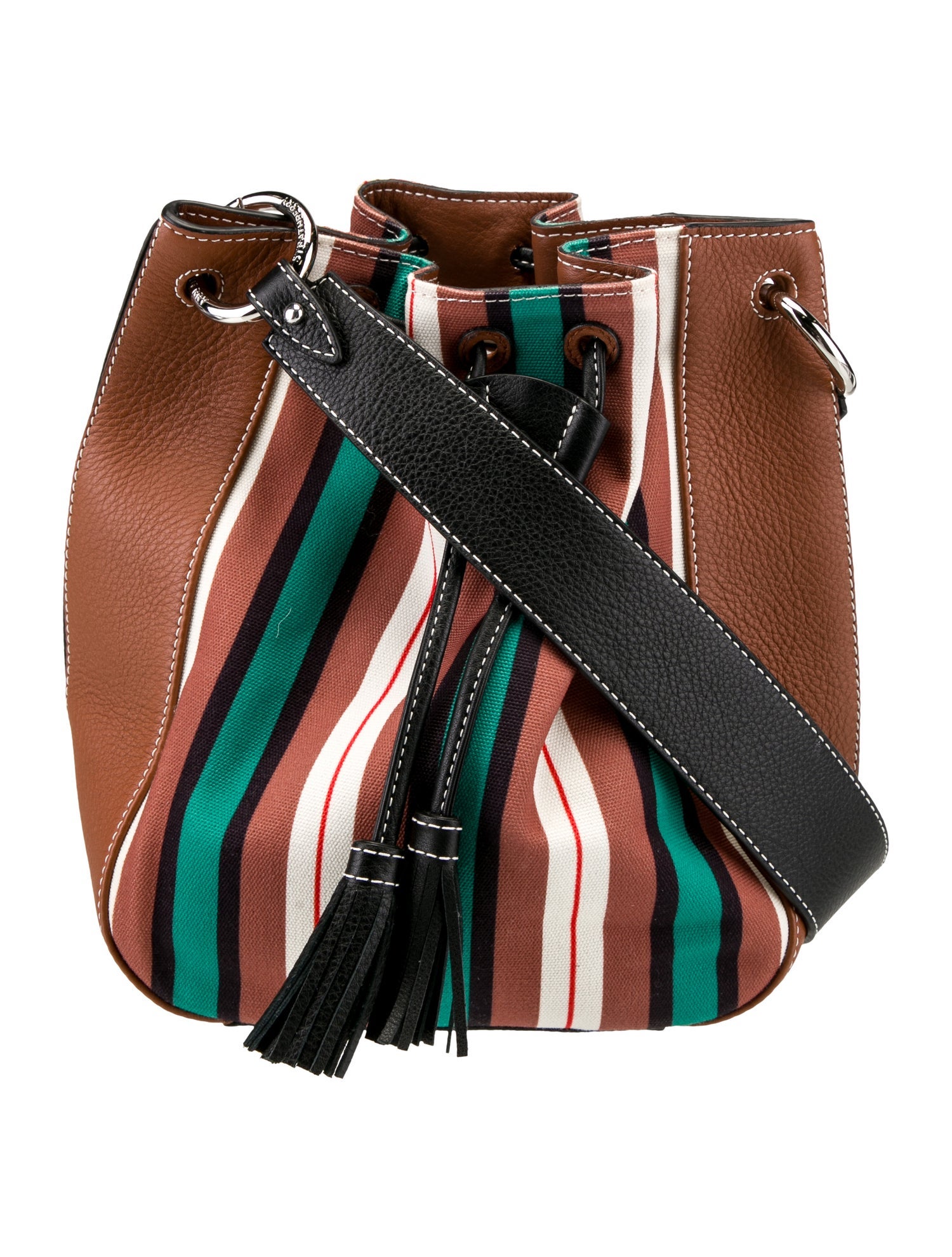 STRATHBERRY x COLLAGERIE Leather Shoulder Bag