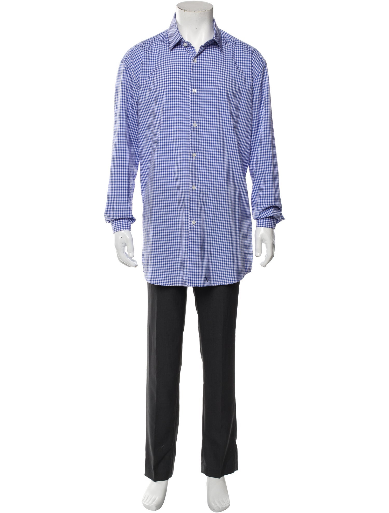 State & Liberty Plaid Print Long Sleeve Dress Shirt