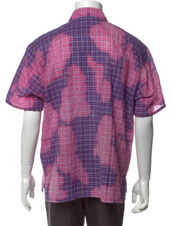 Stockholm Surfboard Club Plaid Print Short Sleeve Shirt