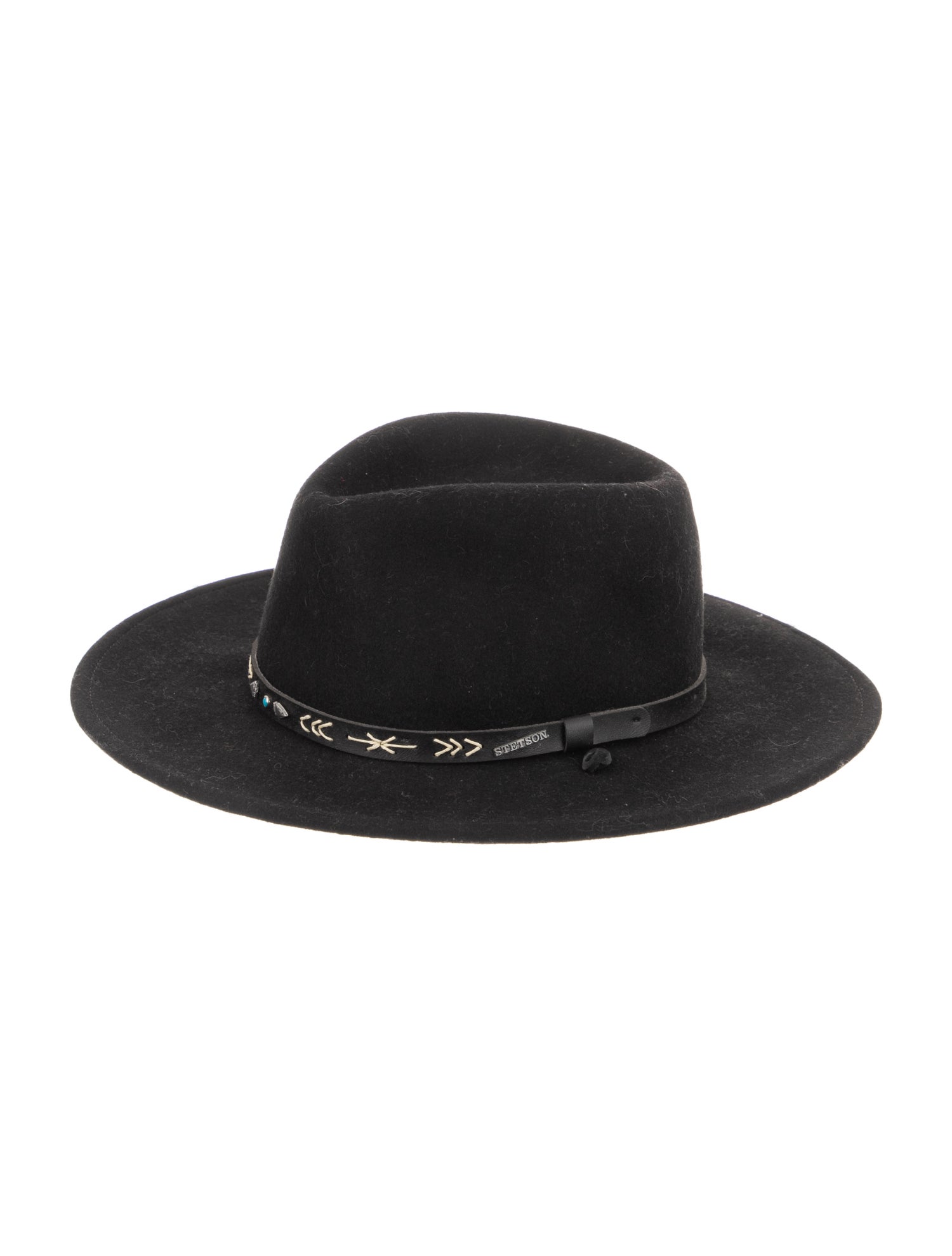 Stetson Leather Trim Cowboy Hat
