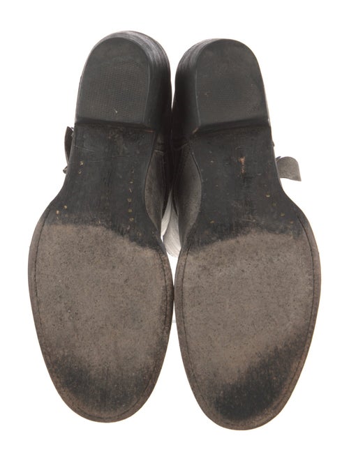 Stetson Leather Distressed Accents Riding Boots