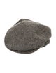Stetson Grey Pattern Printed Wool Messenger Cap