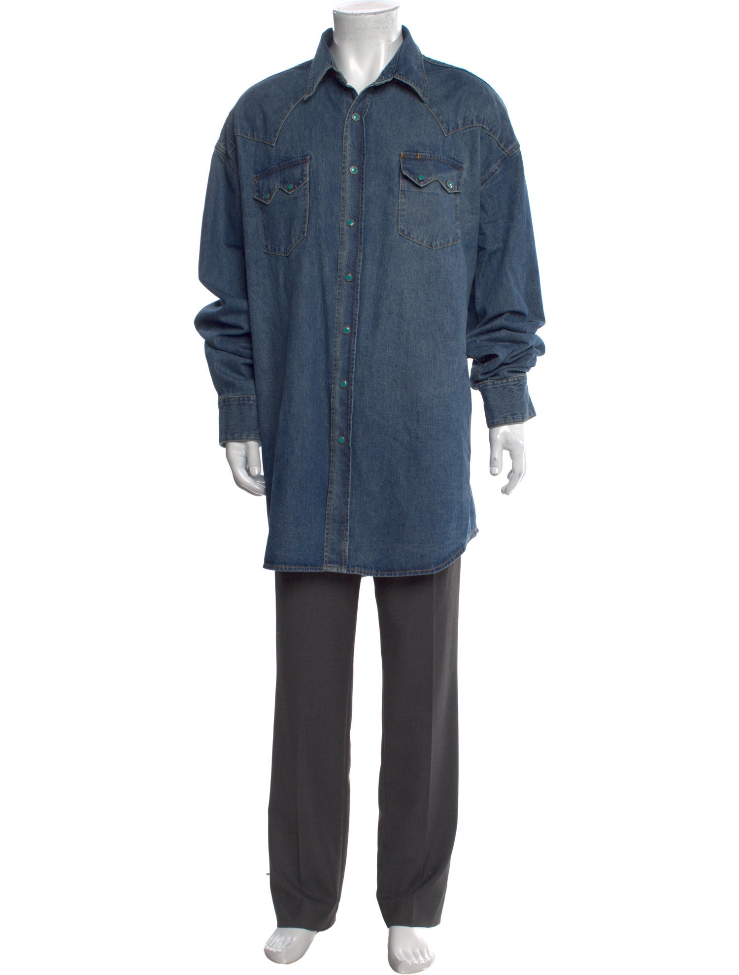 Stetson Long Sleeve Denim Shirt