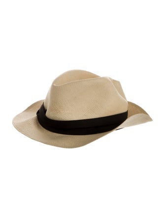 Stetson Straw Woven Fedora Hat