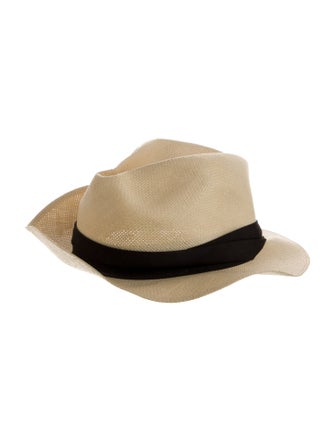 Stetson Straw Woven Fedora Hat