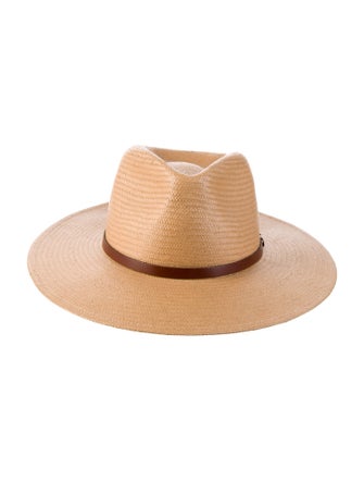 Stetson Woven Hat W/ leather accent