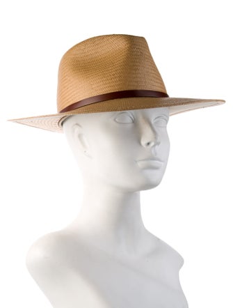 Stetson Woven Hat W/ leather accent
